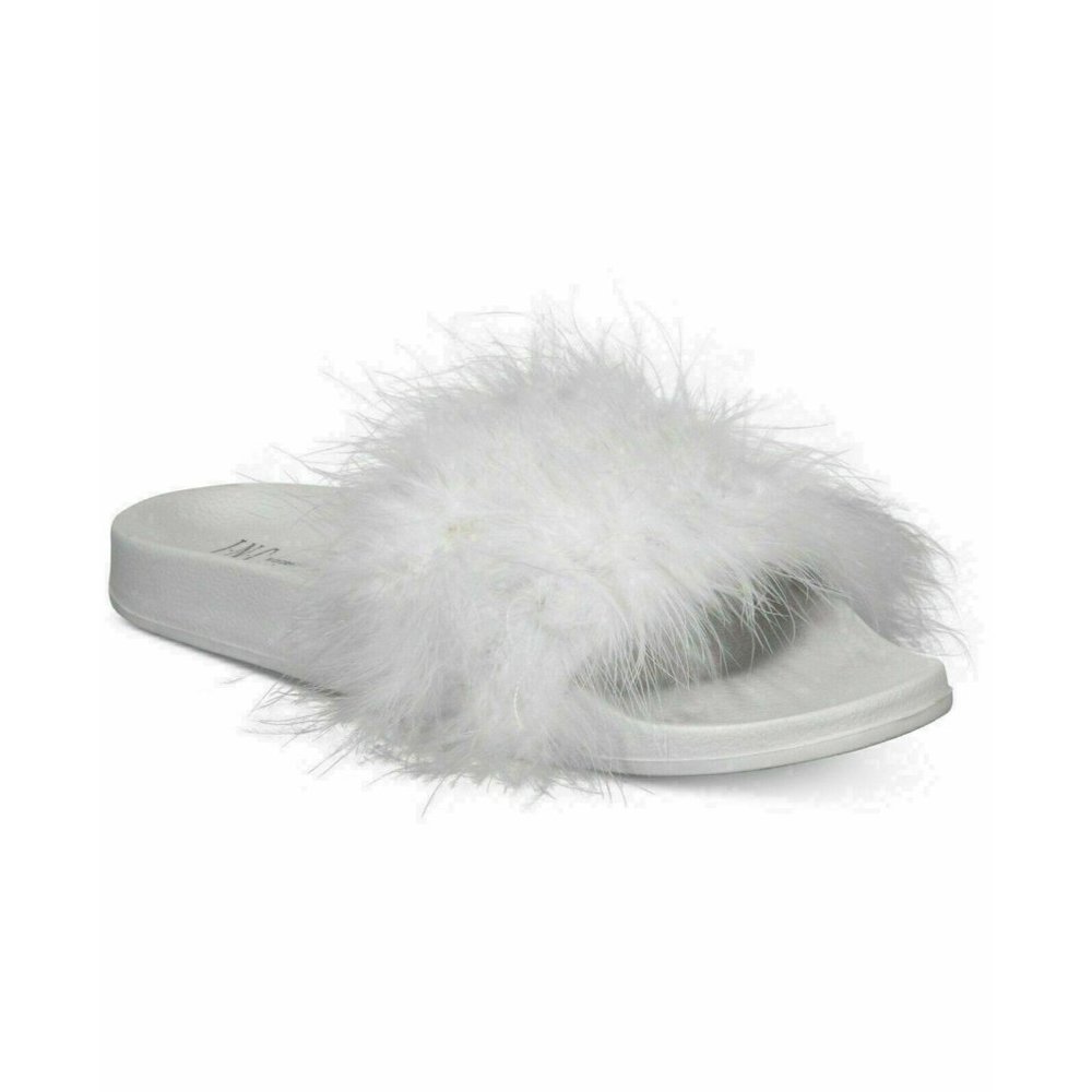 INC International Concepts Feather Slippers